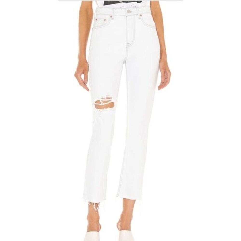 GRLFRND‎ Karolina High Rise Straight Crop in Ojai Jeans SZ 26